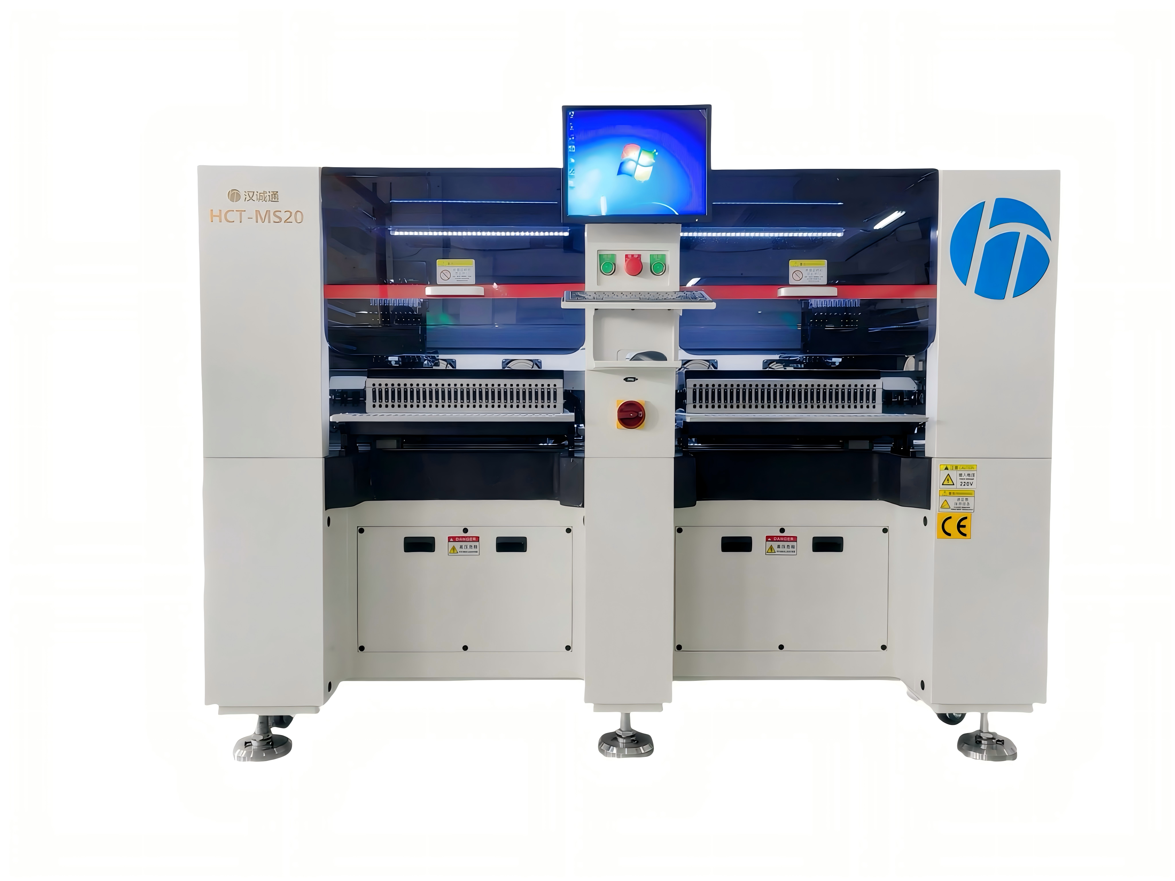 汉诚通重磅推出双臂 20 头贴片机 HCT-MS20